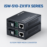 Convertidor de Fibra Óptica ZTRS 10/100M Monomodo SC 20km RJ45 Ethernet a Fibra Óptica para Cámaras IP CCTV