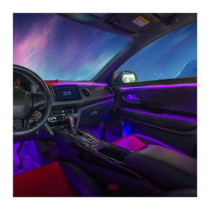 Bande lumineuse d'ambiance pour voiture 18IIN1, respectueuse des yeux et économe en énergie, K5 pour porte-gobelet, tableau de bord, installation non destructive - Product Image 2