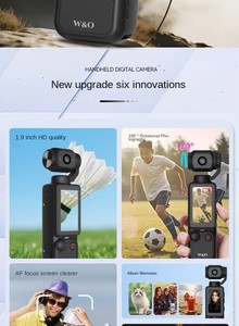 Nuovissima Videocamera Portatile WIFI con Registrazione AF, Rilevamento del Movimento, Ultra Nitida e Anti-Shake per Azione e Sport - Product Image 3