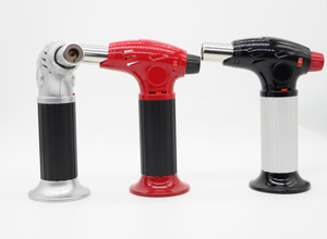 مخصص أفضل إعادة الملء البوتان الغاز ضربة الشعلة جت ولاعة الموقد مع محولات المعادن الشعلة جيت مصباح أخف - Product Image 3