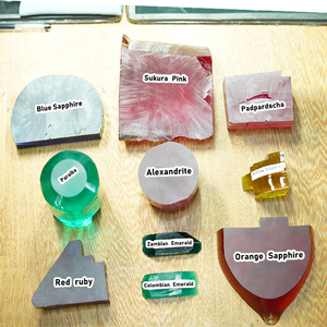 Starsgem Phòng Thí Nghiệm Grown Đá Quý Thô Nguyên Liệu Tất Cả Các Màu Sắc Phòng Thí Nghiệm-Grown Ruby Thủy Nhiệt Thô - Product Image 4