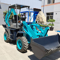EBL08-12 Everstar Backhoe Loader Mini Wheel Loader dengan Sirkuit Oli Tambahan Mesin Efisiensi Tinggi Garansi 1 Tahun