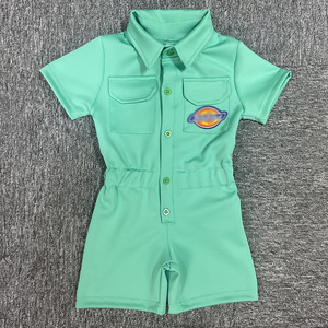 Pantaloncini per bambini personalizzati per vestiti estivi tuta intera per bambine pagliaccetti corti e pagliaccetti per tute per ragazze - Product Image 5