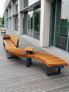 <span class=keywords><strong>Banc</strong></span> carré <span class=keywords><strong>en</strong></span> acier inoxydable anticorrosion pour aménagement <span class=keywords><strong>extérieur</strong></span> de parc, dossier de chaise <span class=keywords><strong>en</strong></span> arc, structure <span class=keywords><strong>en</strong></span> <span class=keywords><strong>fer</strong></span> <span class=keywords><strong>forgé</strong></span> personnalisable YD-18 - Product Image 1