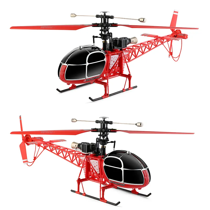 Wltoys V915-A RC Helicopter RTF 2.4G 4CH Dual Brush Motor Control Helicopter Fixed Height Aircraft Drone