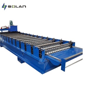 Tốc độ cao Tự động tấm lợp tấm bảng điều khiển máy làm gạch hình thành với bánh răng mang động cơ thành phần cốt lõi - Product Image 1