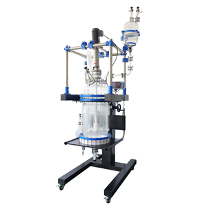 Réacteur en verre à double enveloppe organique de 5L à 200L pour opérations de distillation et d'extraction à l'échelle pilote - Product Image 3