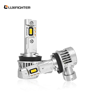 Luxfighter 신기술 Q66 9600lm H7 H11 9005 9006 헤드램프 <span class=keywords><strong>C6</strong></span> F30 프로젝터 플러그 LED 헤드라이트 전구 자동차 오토바이 트럭용 - Product Image 3