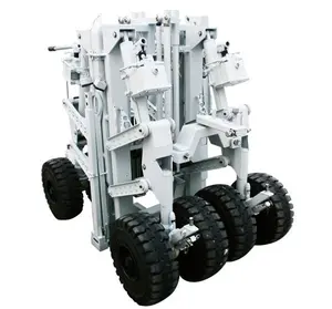 SS Self Loading Shipping Container Trailer Truck Container Wheel