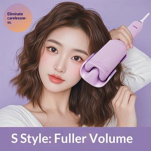 Rizador de Pelo Profesional de Cerámica Iónica de 32 mm para Ondas Francesas con Clip de Resorte - Product Image 3