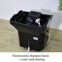 Réservoir d'eau portable 60L pour équipement de spa capillaire de salon, lavabo de coiffure à circulation en cascade, fauteuil de shampoing mobile