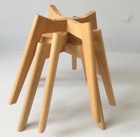 Pieds de chaise en bois massif pour fabricants en gros, accessoires de meubles en bois, pieds en bois nordiques