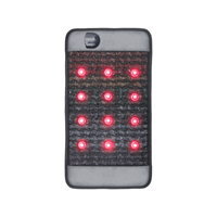 Tapis de massage G2612 Améthyste PEMF infrarouge 38x70cm Garantie 12 mois Lumière rouge pour le sommeil et la guérison Matelas corporel Tension universelle 4.5kg
