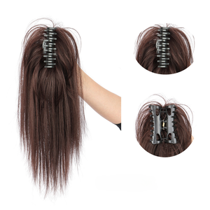 Extensions de cheveux pour femmes européennes : Chignons à griffes tendance, queues de cheval, chignons désordonnés, postiches et pinces transparentes - Product Image 3