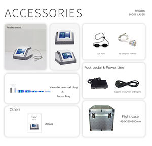 Appareil de beauté <span class=keywords><strong>laser</strong></span> à diode 980 nm pour lifting du visage, version professionnelle, pour l'épilation, l'élimination des taches vasculaires, machine endolaser - Product Image 6