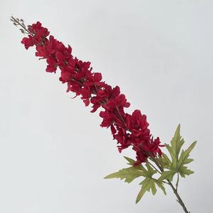 Handmade Delphinium Artificial Flowers Real-Look Fake Silk <strong>Larkspur</strong> with Stems for Christmas &amp; Mother's Day Decor - Product Image 4