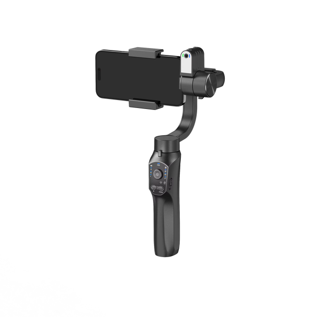 New Smart Mobile Phone Gimbal Stabilizer 360 Ai Auto Face Tracking Handheld BT Selfie Stick Tripod Professional Tracking Gimbal
