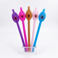 Pailles fantaisie en plastique pour fête, pailles à boisson pour enterrement de vie de jeune fille, décoration de fête prénuptiale