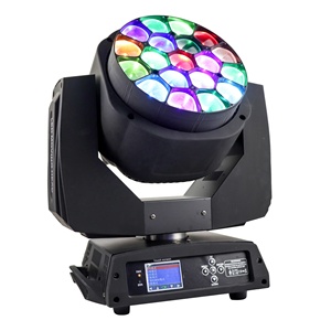 L-1 Rgbw שטיפת קרן זום 19 יחידות 15w k10 b bee eye נע ראש led שלב אור