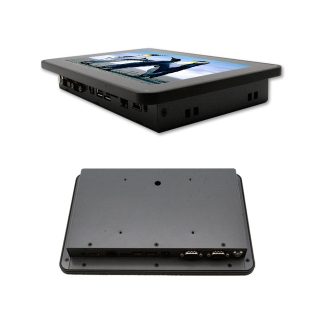 Widescreen 10.1 Inch IP65 Rugged Bay Trial J1900 Fanless 10 Points Capacitive Touch Screen Panel PC for Automation CNC HMI
