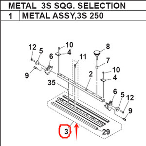 KGY-M71DA-A0 KGY-M71DA-00 KGY-M71DA металла <span class=keywords><strong>SQG</strong></span> сварной шов 3S 40 для деталей машины трафаретной печати ygp SMT ygp - Product Image 4