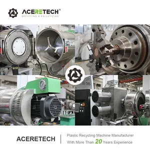 Twee Jaar Garantie Acs-Pro Plastic Recycling Machine Lijn Afval Pp/Pe Industriële Film Recycling