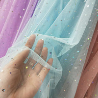 Maille de Tulle en Strass Laser Magique pour Accessoires de Cheveux Filles Jupe Pompon Tissu Accessoires Photo Décoration