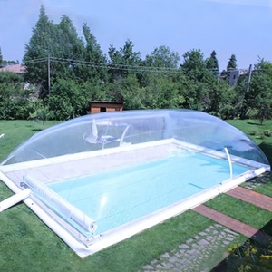 Durable <strong>Pvc</strong> Inflatable <strong>Pool</strong> Cover Portable Transparent Inflatable Bubble Dome Inflatable <strong>Swimming</strong> <strong>Pool</strong> Tent <strong>Pool</strong> Accessories - Product Image 2