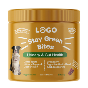 Masticabili Morbidi al Gusto di Manzo e Mirtillo Rosso per Cani - Senza Cereali, Biologici, ad Alto Contenuto Proteico, per la Salute del Tratto Urinario e della Vescica, per Evitare l'Ingestione di Erba - Product Image 1