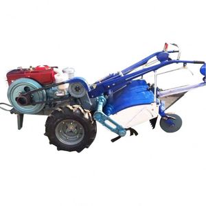 Hot Sale Farm Equipment Mini Plow 2 Wheel <b>Walking</b> Tractor With Disc Plough <b>Machine</b> - Product Image 1