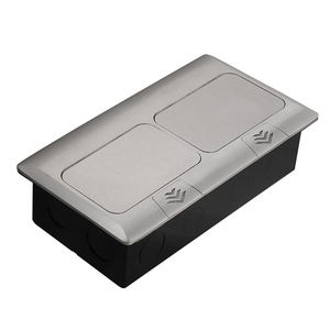 Enchufe de Piso Empotrado de Alta Resistencia <span class=keywords><strong>con</strong></span> Cubierta de Cierre Suave y <span class=keywords><strong>Doble</strong></span> Toma de Corriente para Instalación en Oficinas y Hogares - Product Image 6