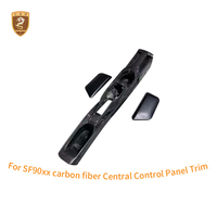 Accessoires intérieurs de voiture, garniture du panneau de la console centrale pour Ferrari SF90 XX Style, garniture de tableau de bord en fibre de carbone sèche