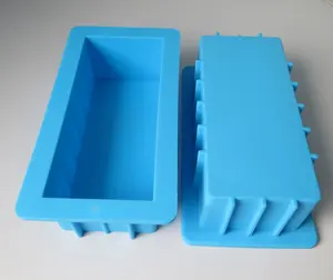 肥皂模具矩形手工灵活面包模具DIY肥皂面包模具硅 1100g肥皂