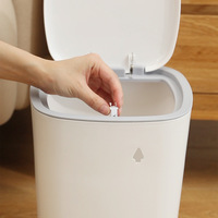 Poubelle à pression pour cuisine, salle de bain, Wc, Classification des ordures, bac à ordures, seau anti-déchets, pop