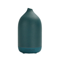 Difusor de Aroma Ultrasónico de Cerámica, Humidificador Inteligente, Portátil, Alimentado por USB 5V, Temporizador, Luz Cálida, Gran Capacidad, Minimalista