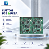 1 PC MOQ, PCBA rigide avec HASL sans plomb pour système HMI de robot, service d'assemblage de cartes de circuits imprimés PCBA, usine certifiée ISO9001 UL