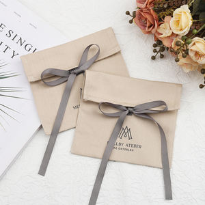 Sac enveloppe en toile marron haut de gamme avec ceinture, emballage de produit, sac enveloppe pour courrier - Product Image 2