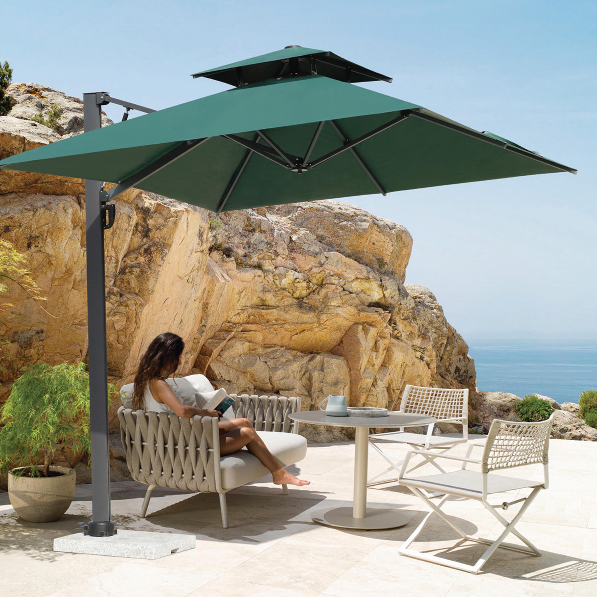dot patio umbrella 9' Dottie Umbrella Replacement Canopy