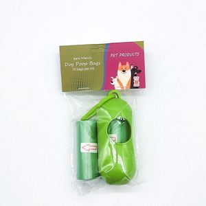 (15bags/roll+One Capsule-Shaped Dispenser)Garbage Items and One Capsule-Shaped Dispenser Set Pet Waste Bag Pet Waste Bag - Product Image 3
