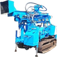 Machine de forage à marteau DTH sur chenilles PRL PBHD-30, profondeur 30m, diamètre max. 30mm, haute sécurité, 17 kW, 2400V, pour forage par dynamitage efficace