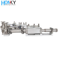 Machine de remplissage pneumatique semi-automatique de haute précision Honky pour produits médicaux, boissons, cosmétiques, liquides (plastique/verre)