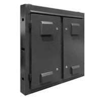 Armoire extérieure tout acier P5 960-960, étanche IP65, résistante aux intempéries, aux chocs et à la rouille, et économique
