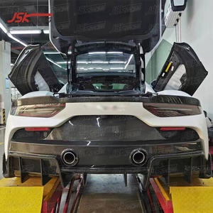 Difusor trasero de fibra de carbono seco de alta calidad para 2020-2023 <span class=keywords><strong>Maserati</strong></span> <span class=keywords><strong>Mc20</strong></span> difusor de parachoques de coche modificado estilo PT mejorado - Product Image 1