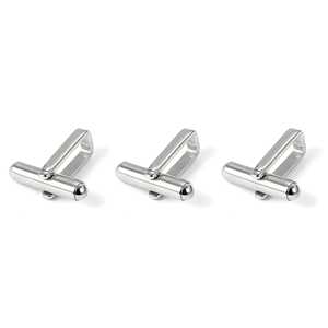 Mancuernillas de Acero Inoxidable en Forma de U para Hombre, Accesorios Formales para Uso Diario, Joyería DIY - Product Image 5