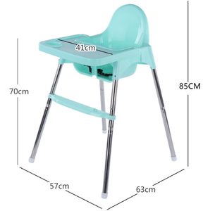 <span class=keywords><strong>Chaise</strong></span> <span class=keywords><strong>haute</strong></span> pour bébé à hauteur réglable tendance pour un usage domestique avec <span class=keywords><strong>harnais</strong></span> de sécurité à 5 points et conception à double mode - Product Image 6