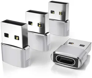 USB C母到USB公适配器2.0 3.0类型电源充电器电缆连接器