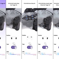 Kit de boutons d'épaule à déclenchement rapide EXtremeRate, câble flexible de déclenchement Flashshot personnalisé pour manette PS5