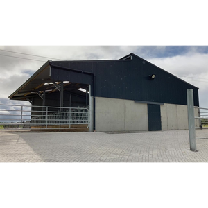 Hangar préfabriqué en acier isolé et ventilé pour ferme pour l'élevage des vaches - Product Image 3