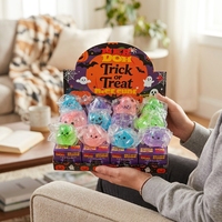Ensemble de jouets en peluche Halloween à remontée lente, anti-stress, sensoriels, doux à presser, pack cadeau pour enfants et adultes