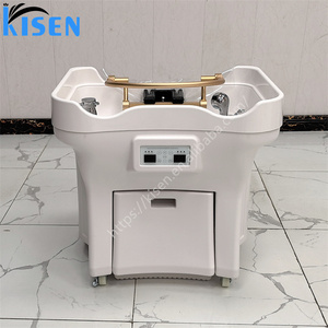 Bac à shampoing portable Kisen pour salon de beauté avec circulation d'eau, équipement de spa capillaire et réservoir intégré - Product Image 2